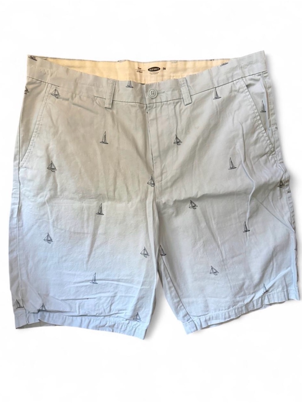 Old Navy Men’s Slim Sailboat Chino Shorts Size 36